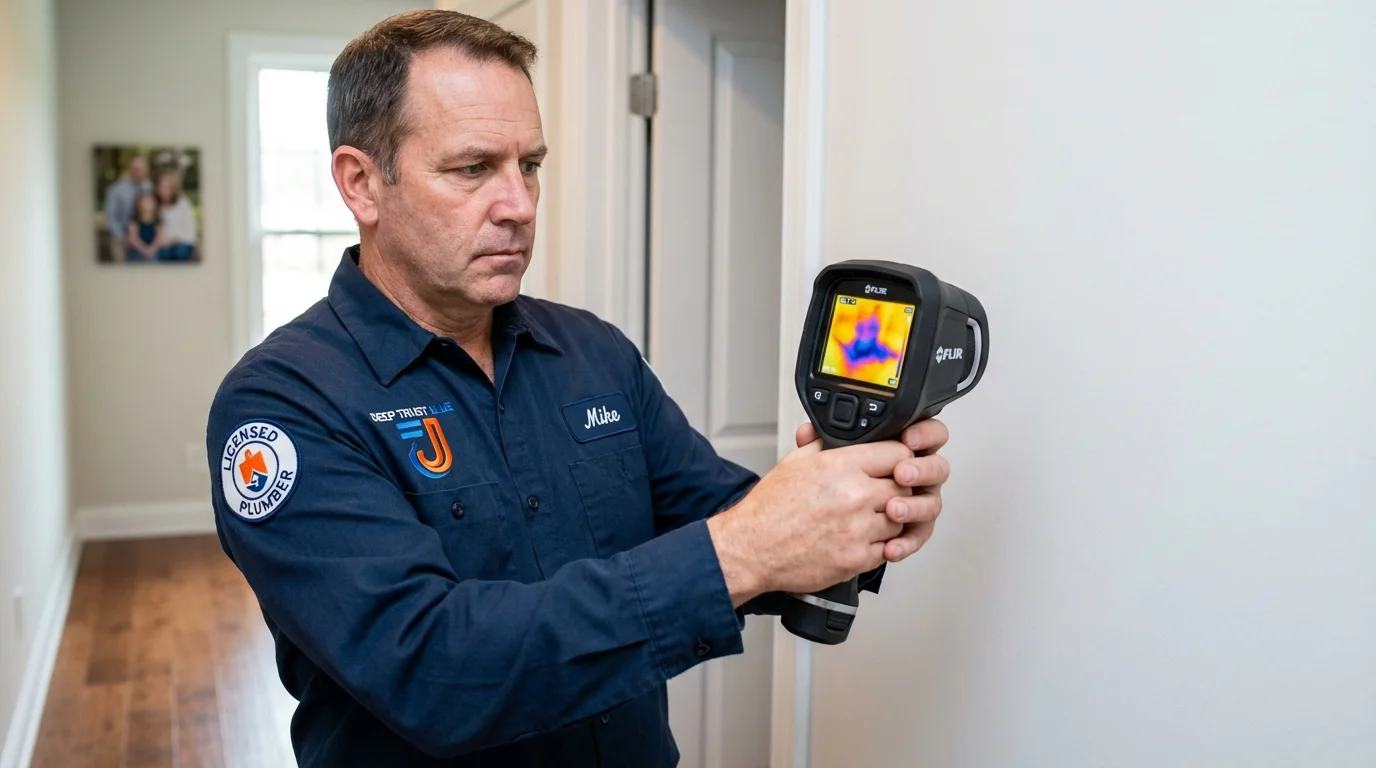 Thermal imaging leak detection by Johns Plumbing LLC in Peshtigo